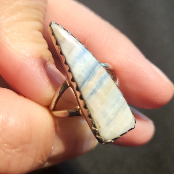 NEW Genuine Sterling Silver & Scheelite Ring - Picture 7 of 7